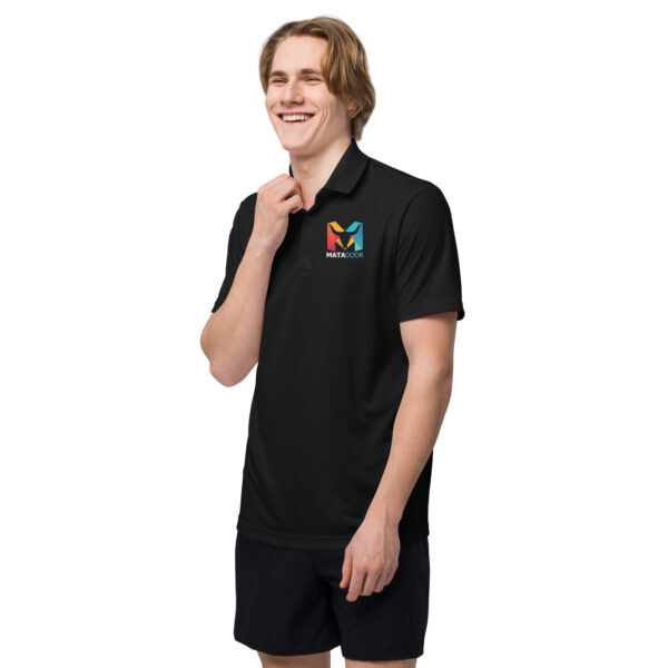 adidas Premium Polo schwarz – Bild 5